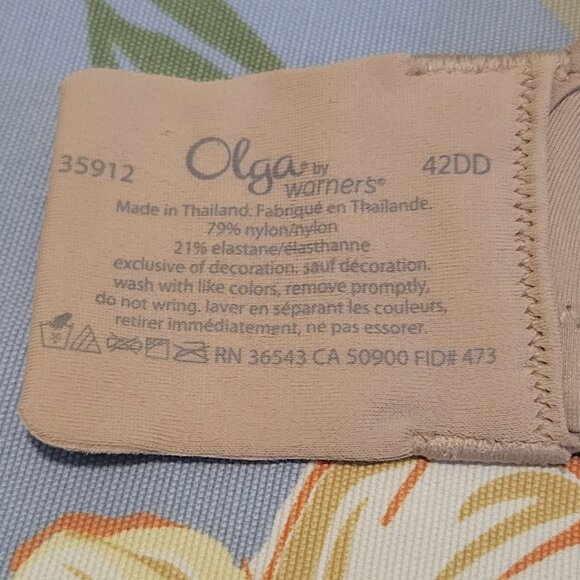 Olga Women's Butterfly Effect Minimizer Bra, Toasted Almond, 42DD, 35912 - Picture 6 of 6